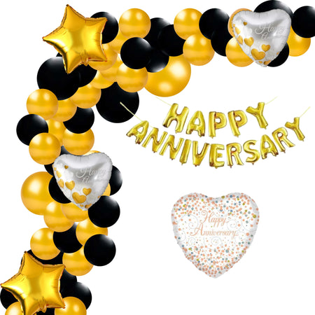 Happy Anniversary Decoration - (70 Pcs)