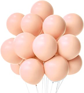Pastel Peach Latex Balloon (50 Pcs Set) For Engagement, Wedding and Valentines Day Or Birthday Party Celebration Decoration