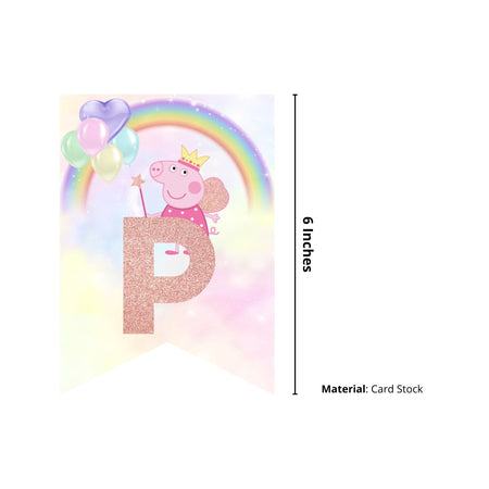 Happy Birthday Banner - Peppa Pig