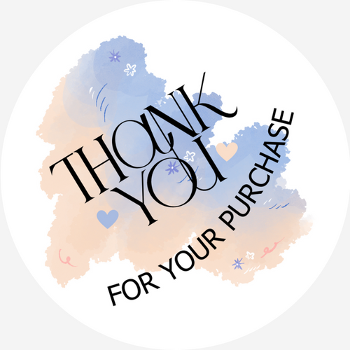 Load image into Gallery viewer, Thank You sticker for Return Gift/birthday decor/Small Businesses (6 CM/Sticker//24)
