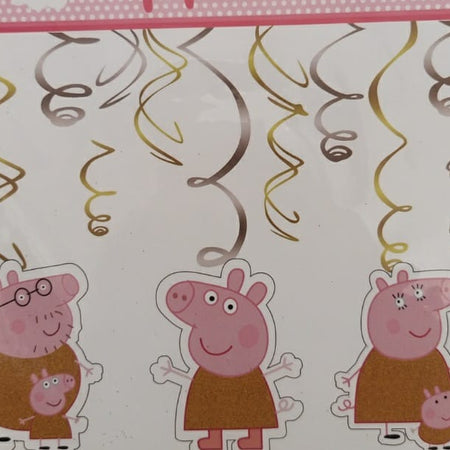Peppa Pig Tassel Dangler for Happy Birthday Decoration