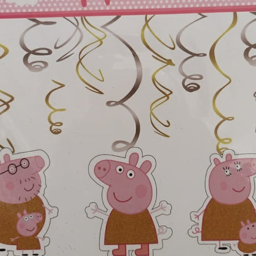 Load image into Gallery viewer, Peppa Pig Tassel Dangler for Happy Birthday Decoration
