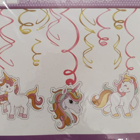 Unicorn Tassel Dangler for Happy Birthday Party Decoration