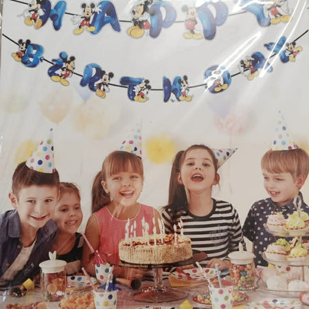 Happy Birthday Mickey Mouse Dangler for Birthday Decoration