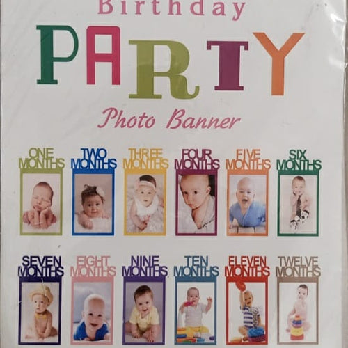Load image into Gallery viewer, Happy Birthday Photo Banner Decoration
