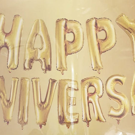 Happy Anniversary Foil Balloon