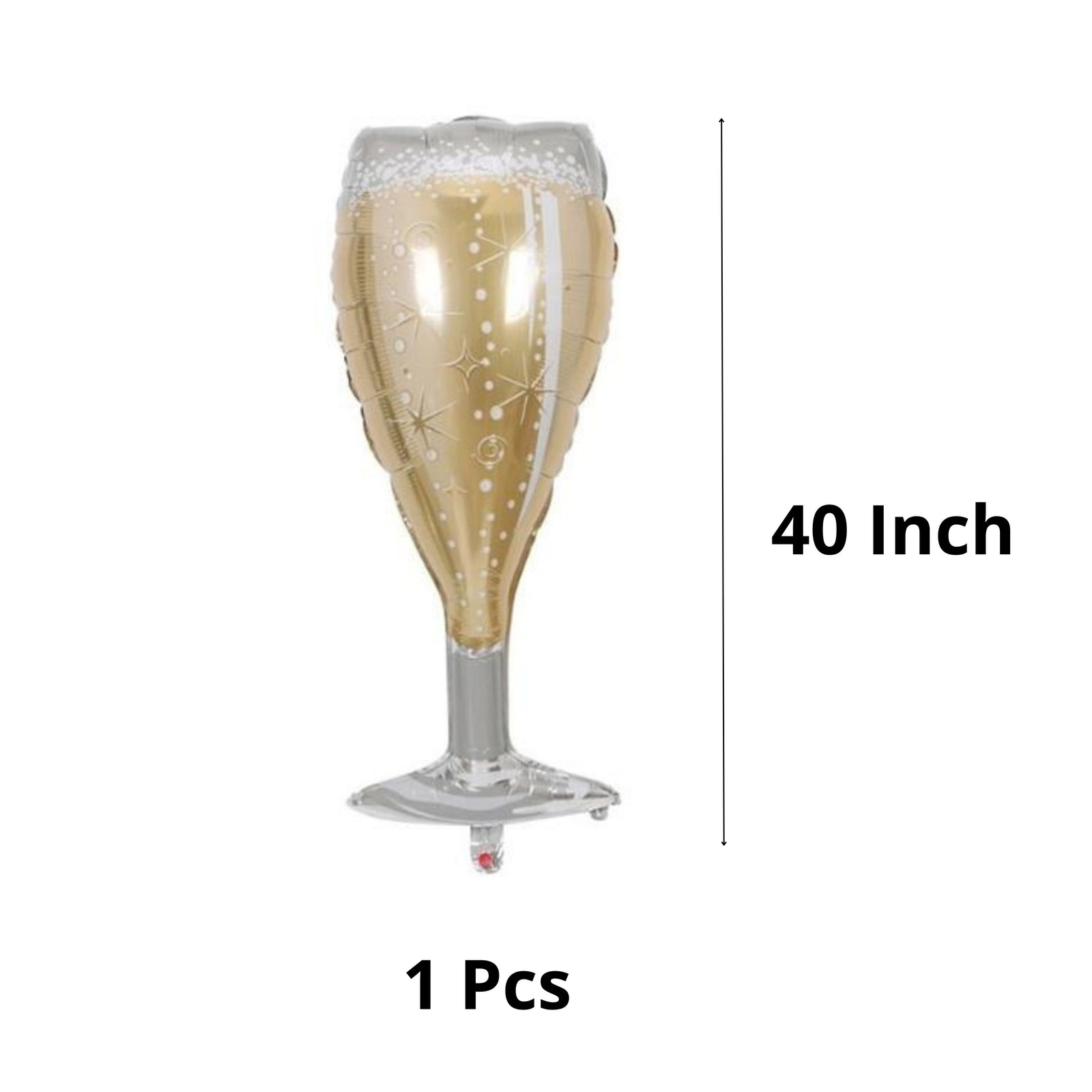 Champaign Glass Foil Balloon for Bachelor's, birthdays &amp; anniversaries decorations