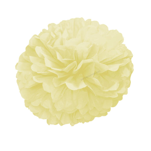 Load image into Gallery viewer, Paper Pom Pom for Decoration 10 Inches Set of 9 Pcs (Yellow)
