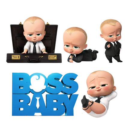 Boss Baby Boy Birthday Cutouts – (10 Pieces)