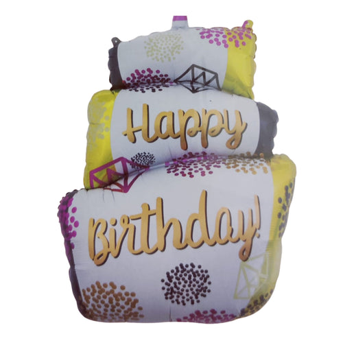 Load image into Gallery viewer, Cake Happy Birthday Foil Balloons for Party Decorations 43 inches
