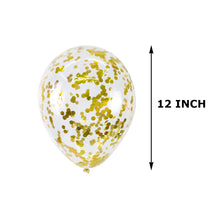 Gold Confetti Balloons - 12″ Balloons