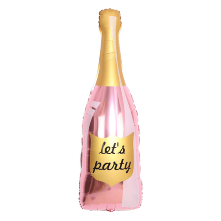 Let's Party Helium Foil Balloon Happy Birthday Decoration, Bachelorette Party Decoration Foil Balloon
