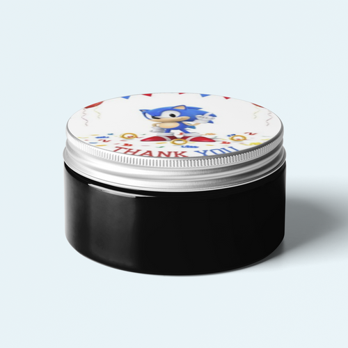 Load image into Gallery viewer, Sonic Theme- Return Gift/birthday decor Thankyou Sticker (6 CM/Sticker/Multicolour/24Pcs)
