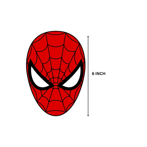 Load image into Gallery viewer, Spider Superhero Adventure Birthday Party Decorations - Banner, Cutouts, Favor Tags, (6 Inches/250 GSM Cardstock/Mixcolour/61Pcs)
