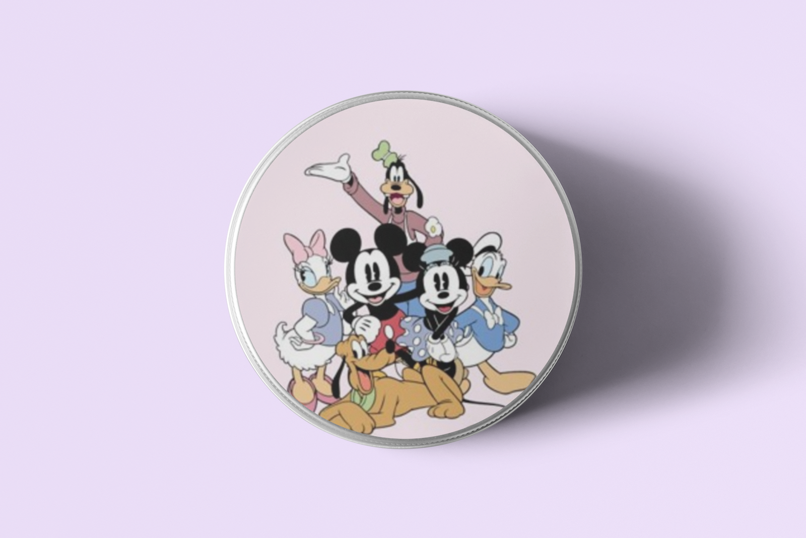 Mickey Club House Theme- Return Gift/birthday decor Thankyou Sticker (6 CM/Sticker/Multicolour/24Pcs)
